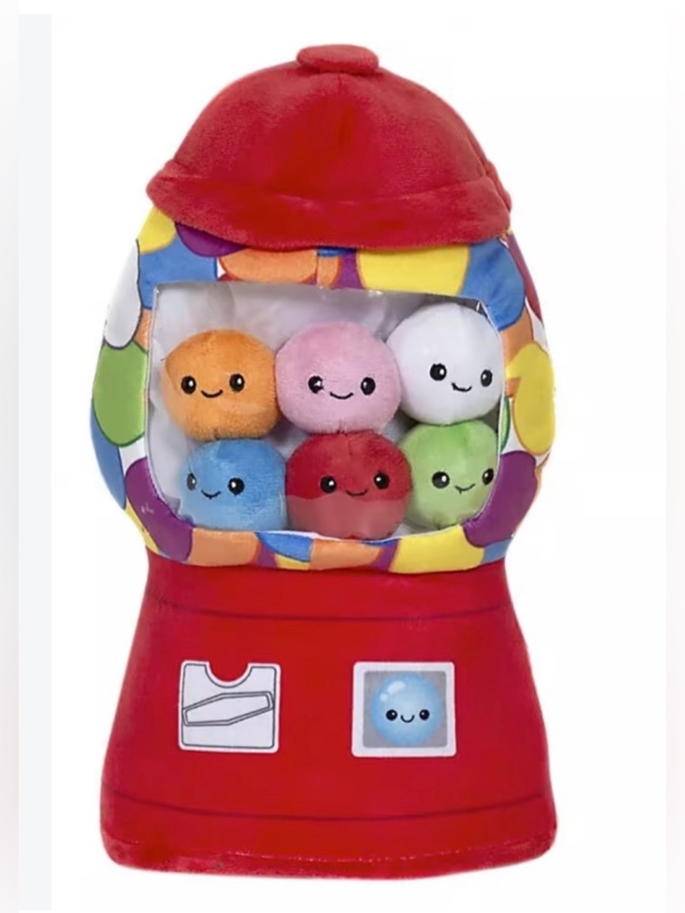 Fiesta Toys Gumball Machine Plush Doll with Removable Plush Gums